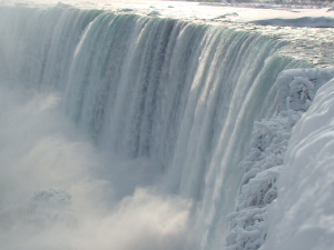 Niagara Falls in the wintertime