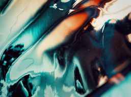 close up photo of blue liquid